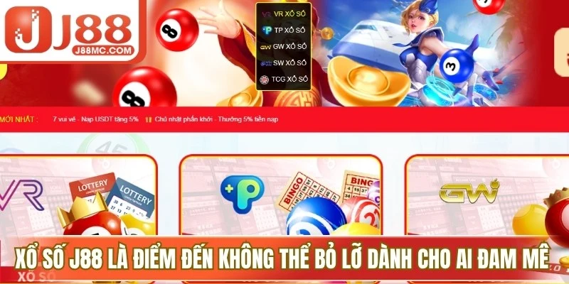 Xổ số J88 là điểm đến không thể bỏ lỡ dành cho những ai đam mê giải mã con số